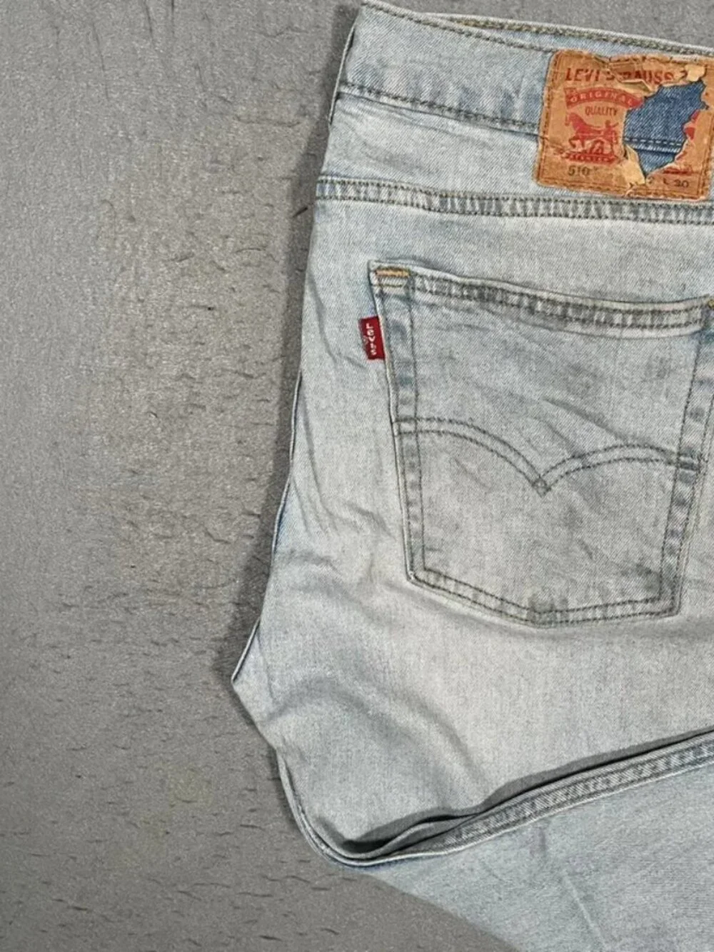 Levi’s Light Blue Skinny Denim Jeans Vintage Mens W32 I30